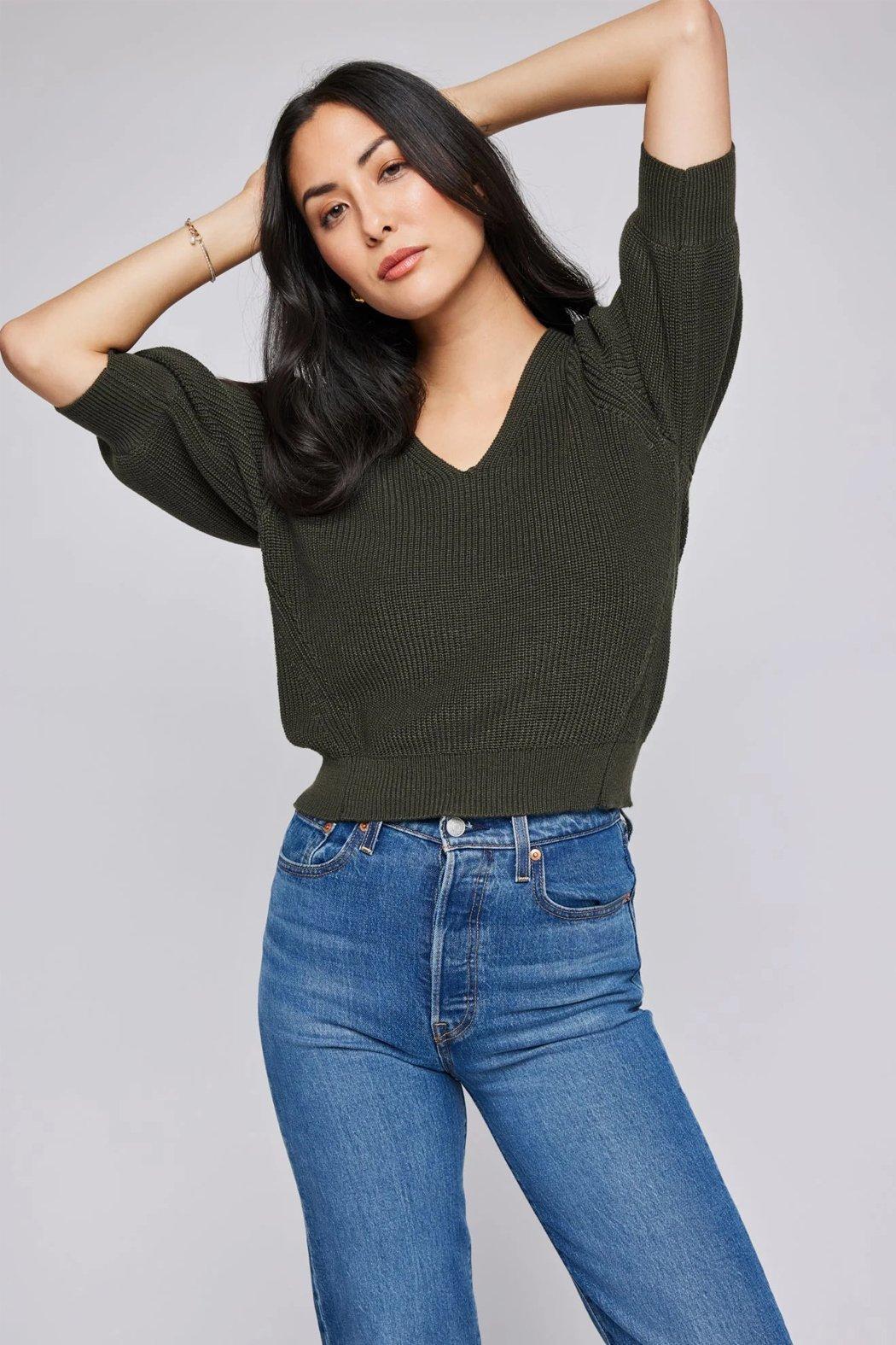 Phoebe Short Sleeve Sweater Product Image