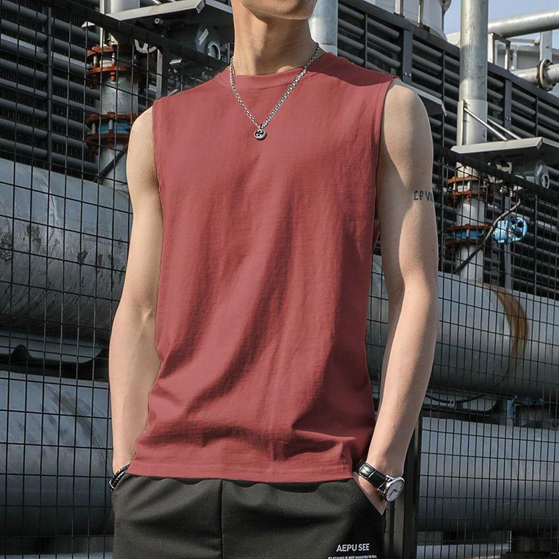 Round Neck Plain Tank Top Product Image