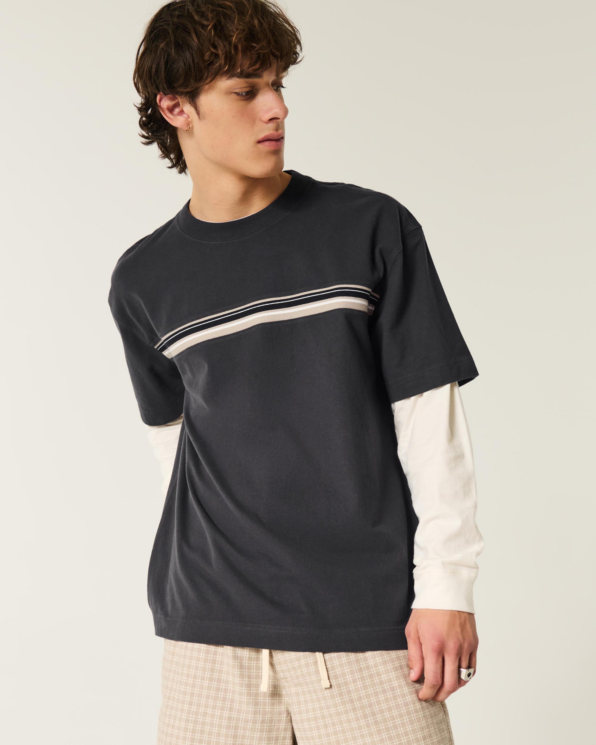 Dalix Mens Lil Smile Heavy Weight Cotton Tee Product Image