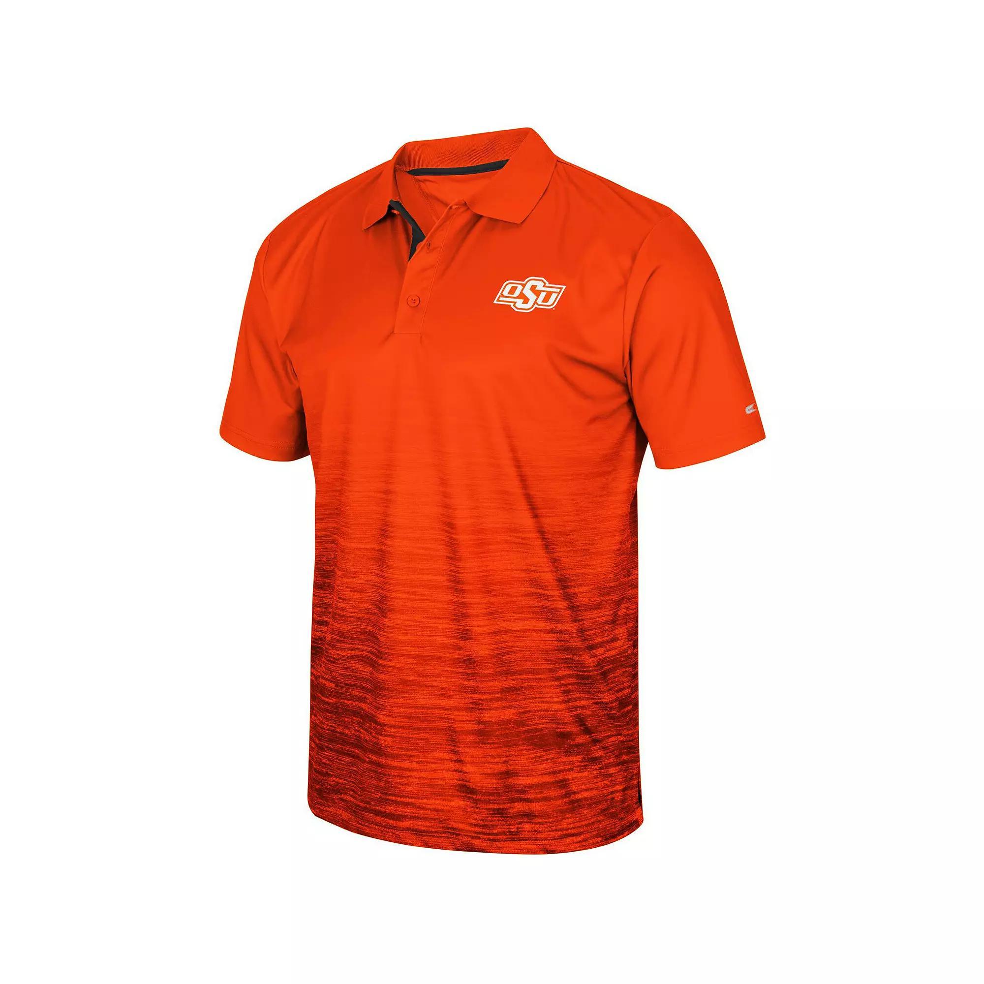 Men's Colosseum Orange Oklahoma State Cowboys Marshall Polo, Size: XL Product Image