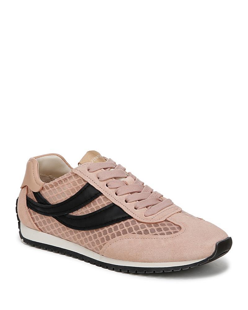 Womens Oasis Runner Mesh & Leather Lace-Up Shoes Product Image