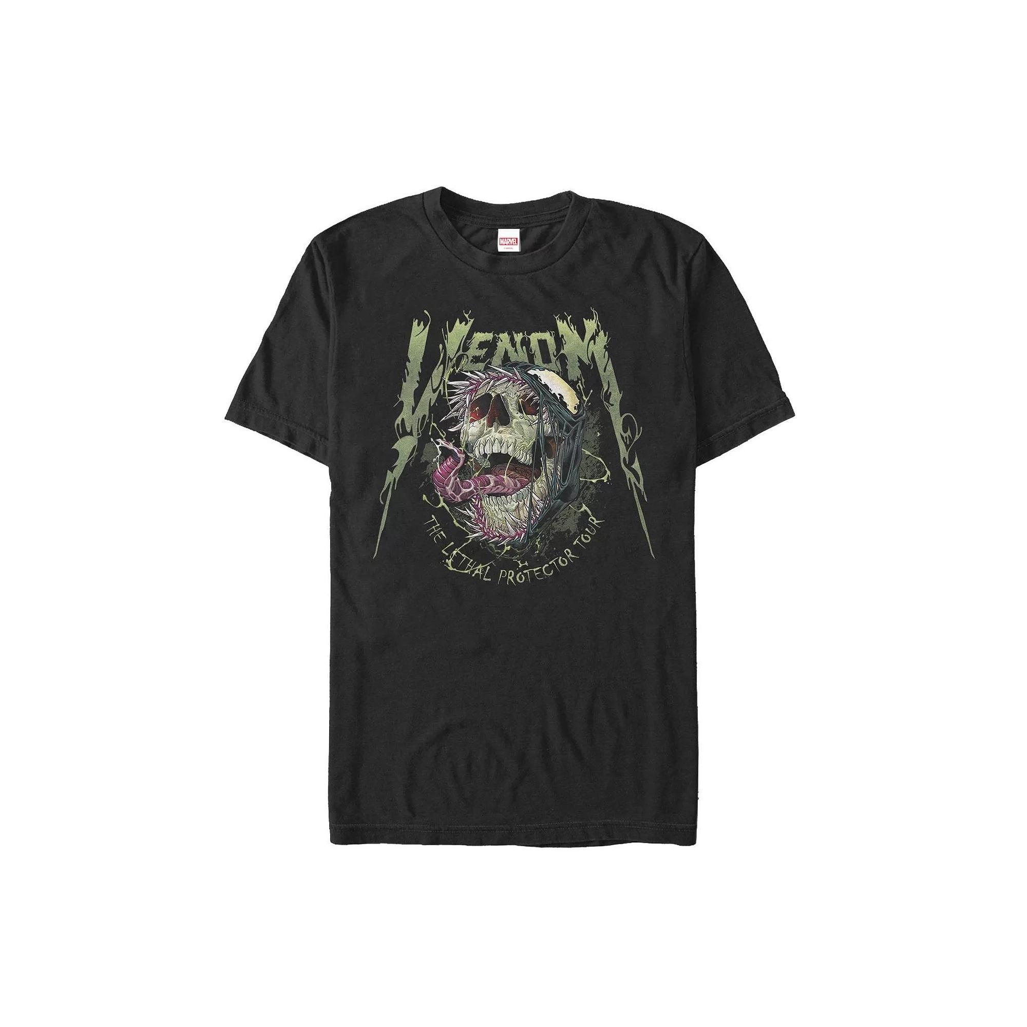 Men's Venom Metal Skull Tee, Size: Large, Black Product Image