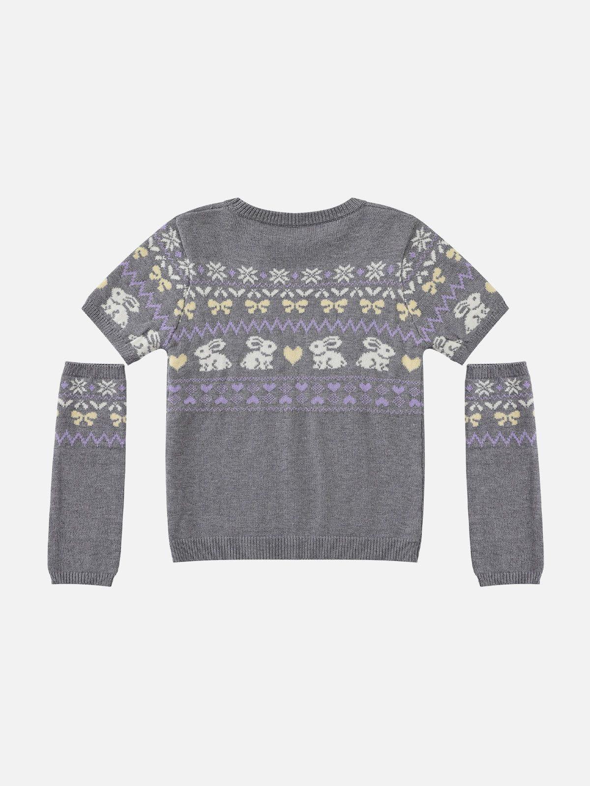 Aelfric Eden Fair Isle Graphic Knit Tee Female Product Image