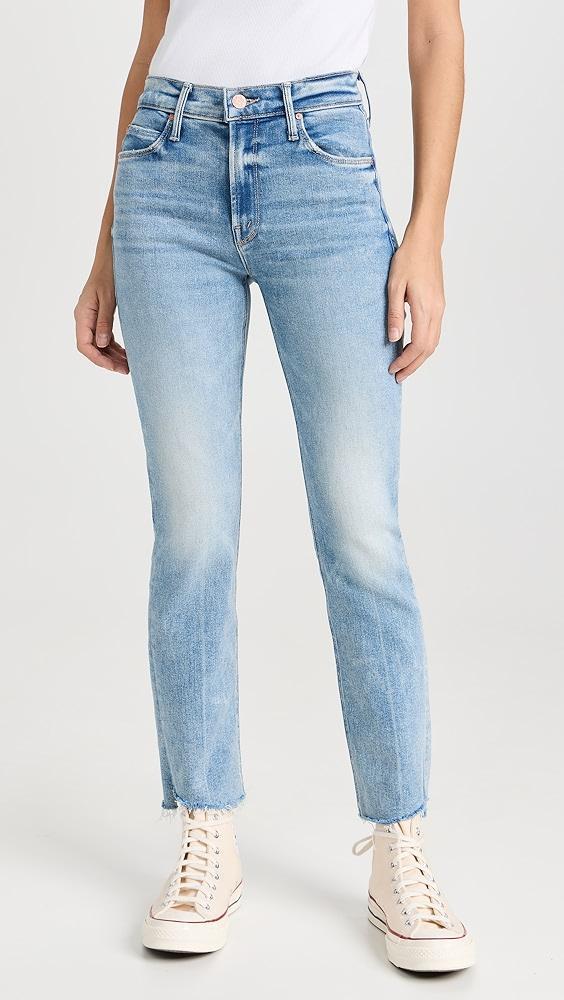 MOTHER Mid Rise Dazzler Ankle Step Jeans | Shopbop Product Image