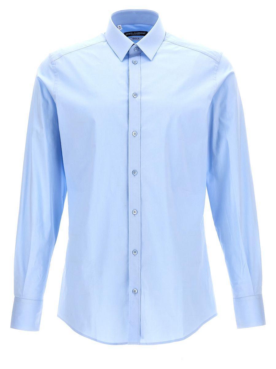 Light Blue Essential Shirt In Neutrals Product Image