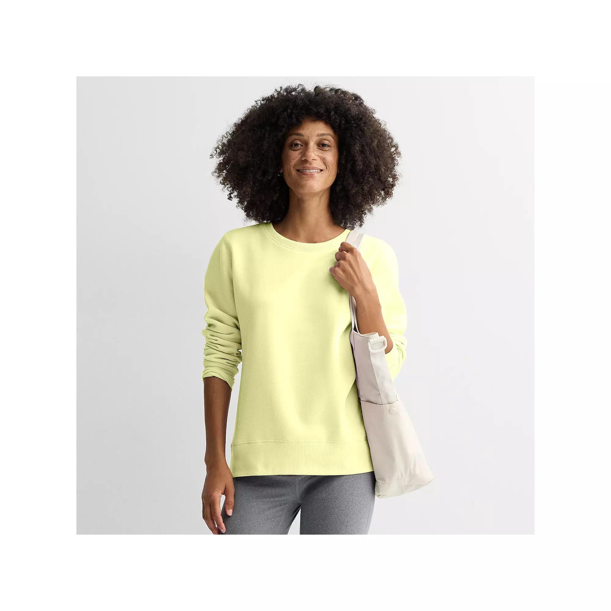 Women's Tek Gear® Ultrasoft Fleece Crewneck Sweatshirt,  Product Image