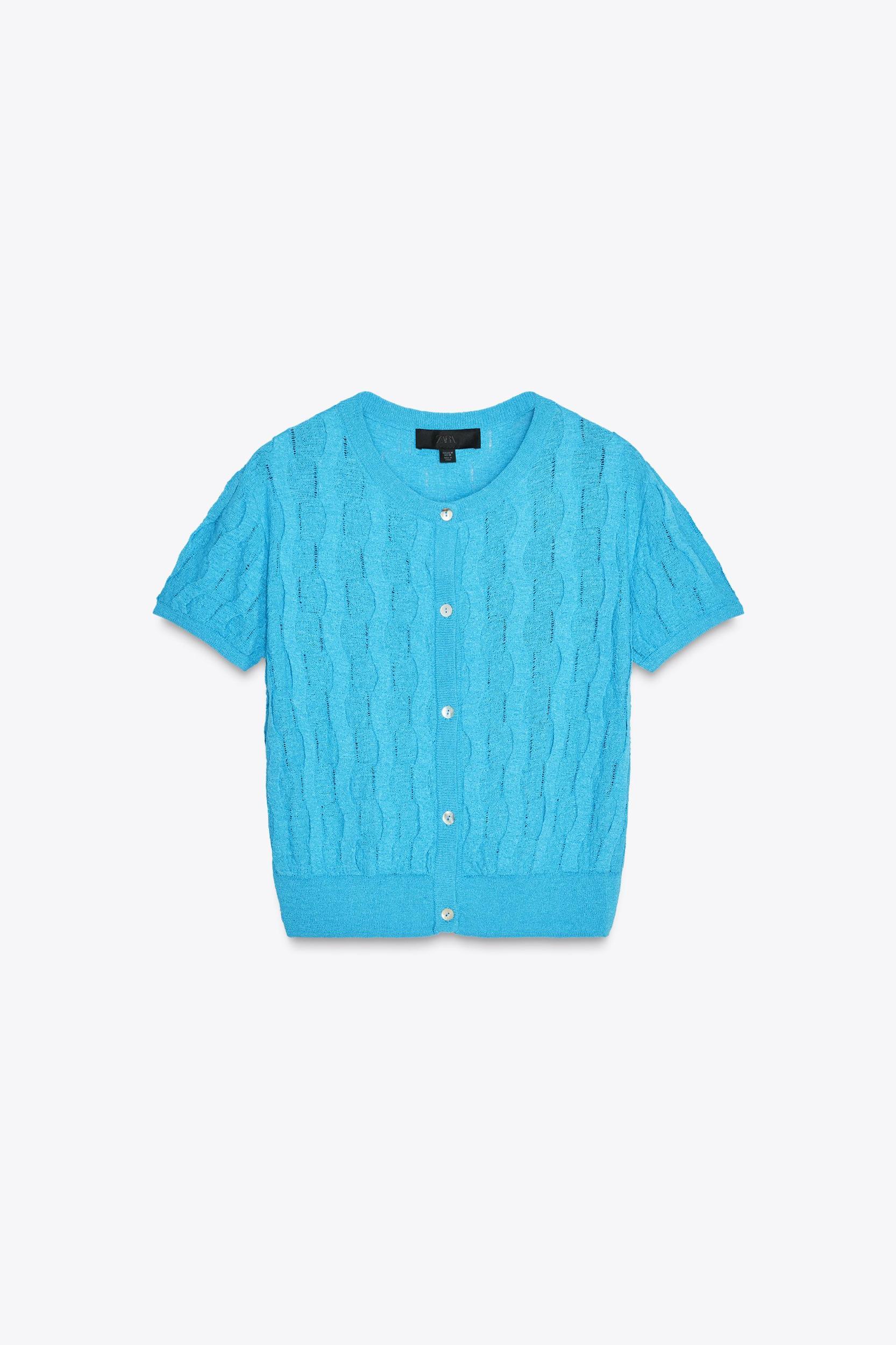 TEXTURED KNIT TOP Product Image