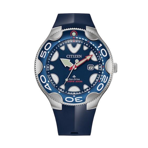 Citizen Mens Sea Collection Promaster Dive Three Hand Blue Strap Watch Product Image