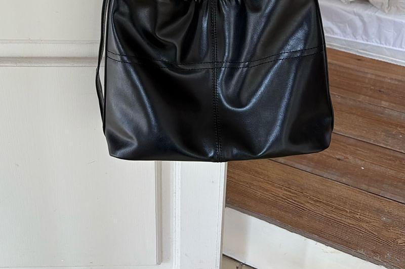 Faux Leather Crossbody Bag Product Image