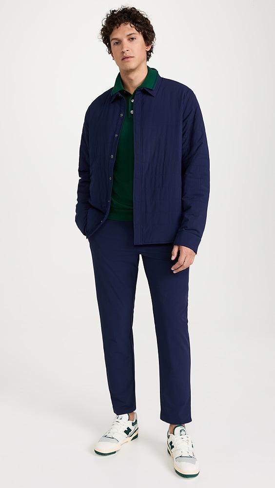 RLX Ralph Lauren Long Sleeve Merino Coolmax Collared Sweater | Shopbop Product Image