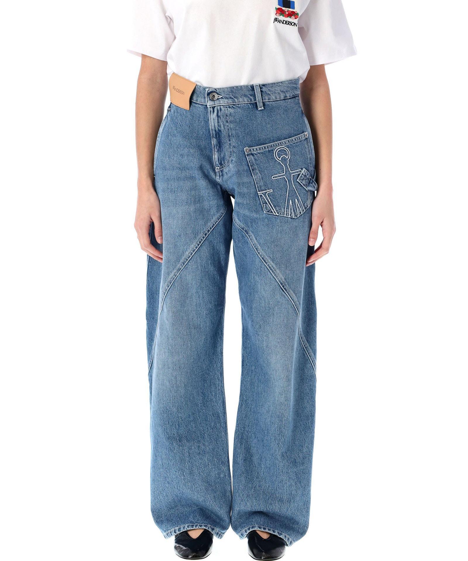 JW ANDERSON Jeans In Blue Product Image