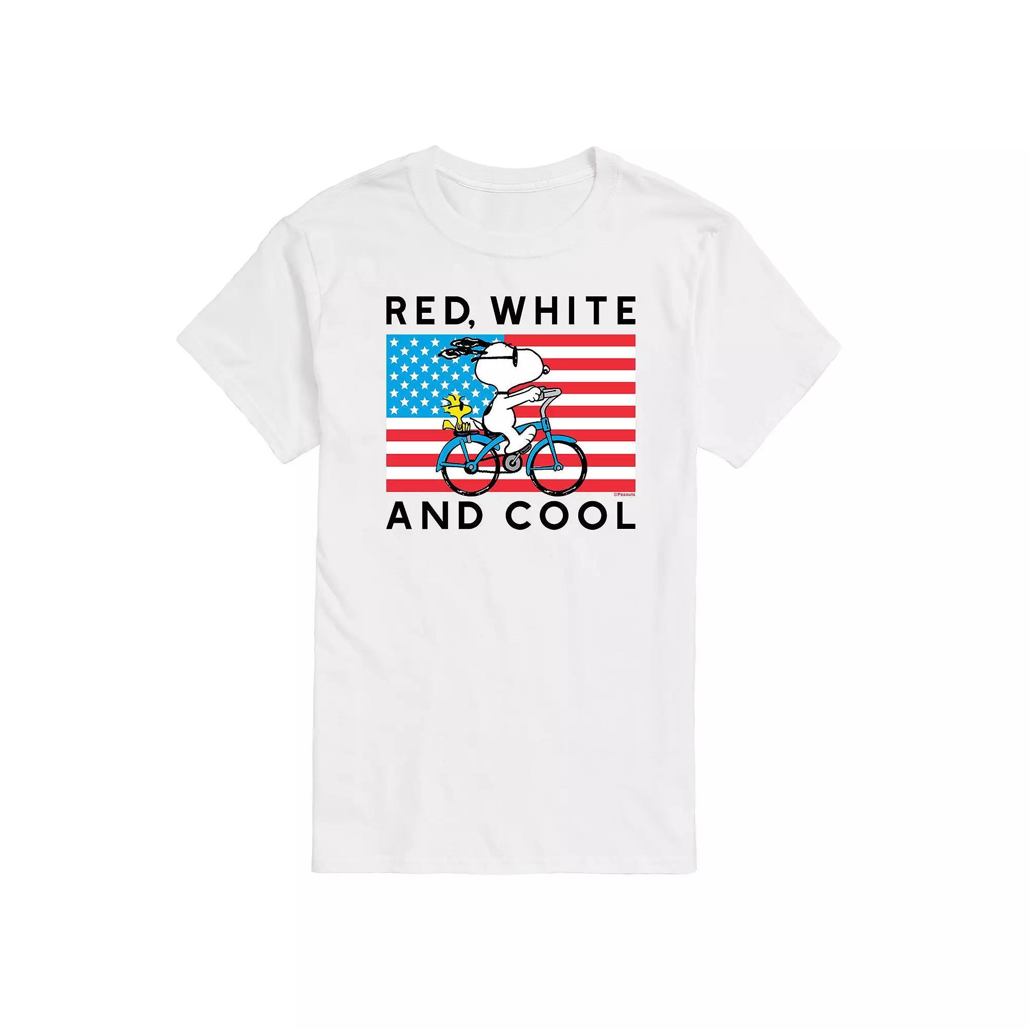 Men's Peanuts Red White And Cool Tee,  Product Image