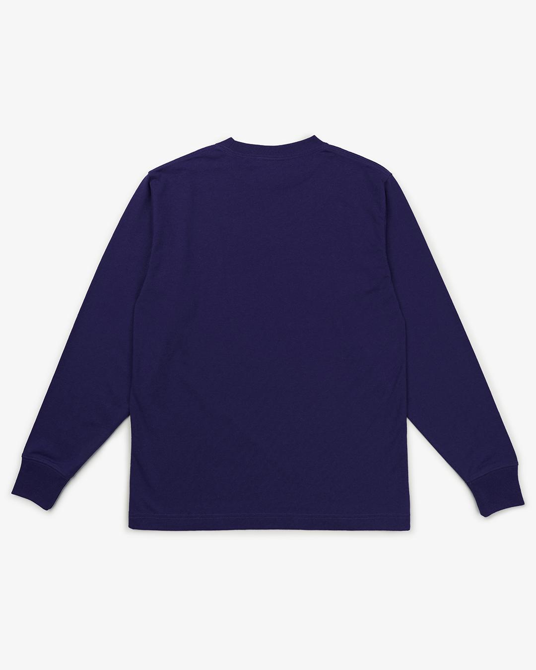 Foxtrot Long Sleeve Tee - Deep Blue Product Image