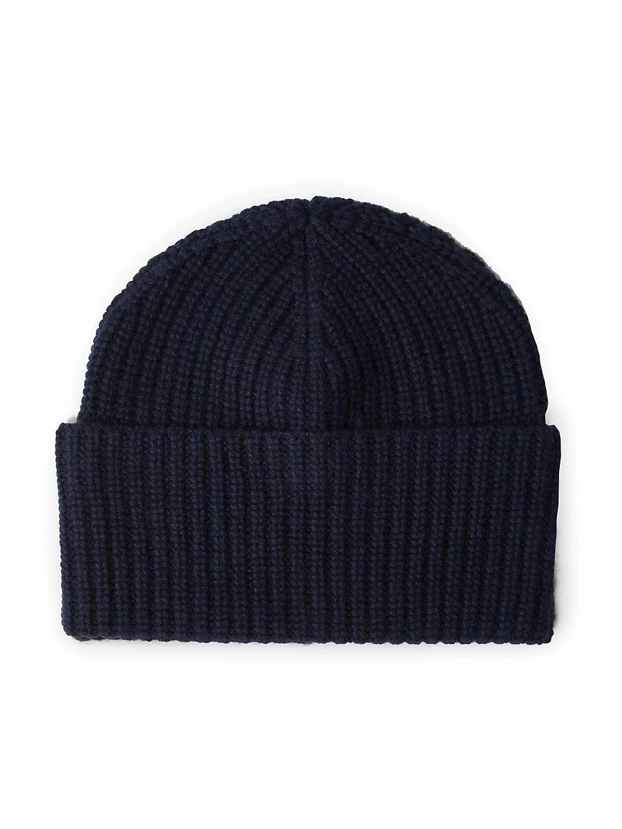 Mens Cashmere English Rib Knit Beanie Product Image