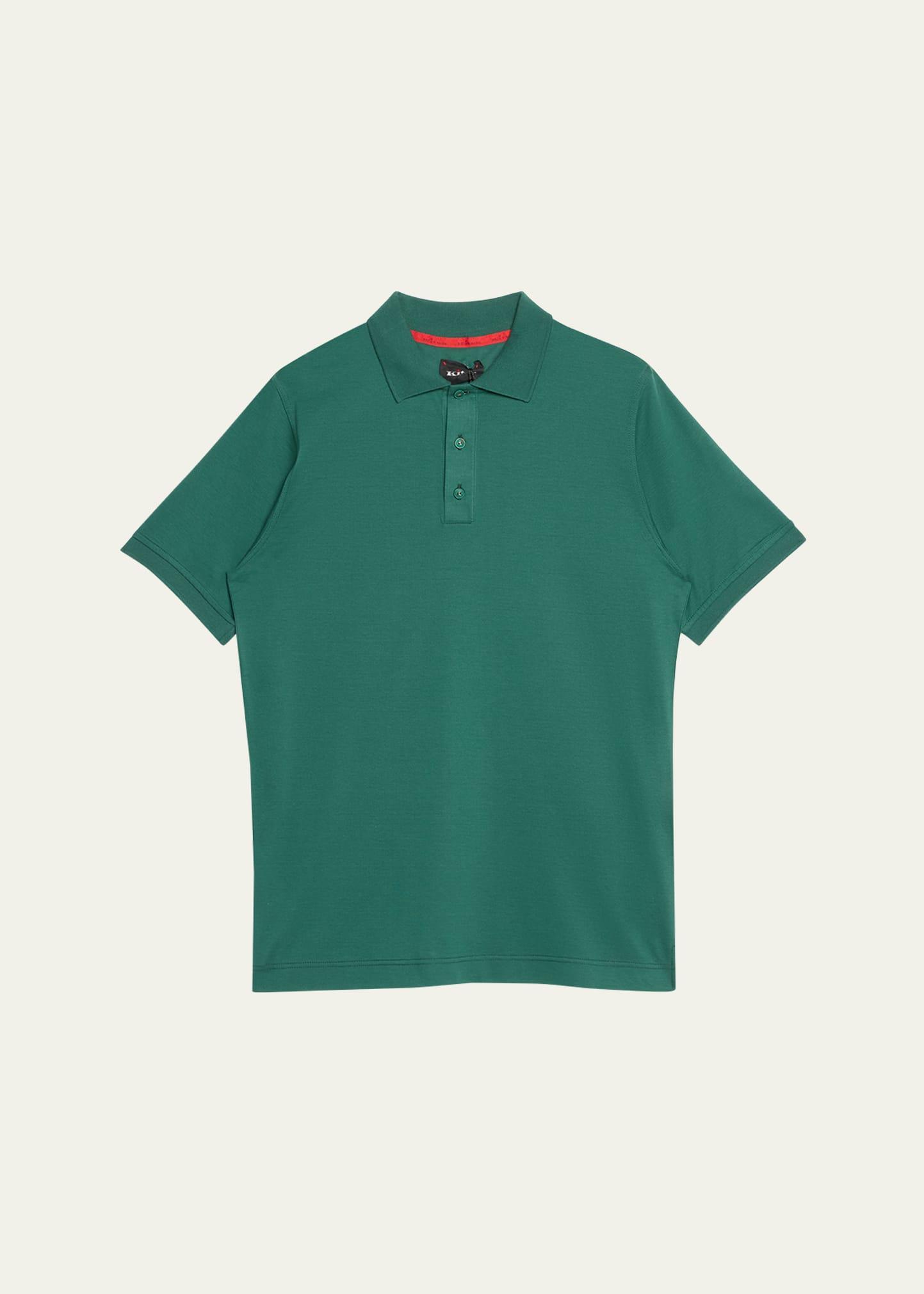 Mens Cotton Pique Polo Shirt Product Image