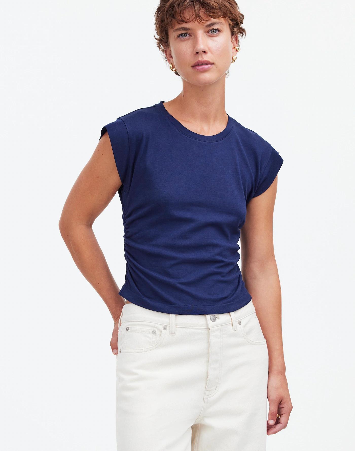 Side-Cinch Muscle Tee Product Image