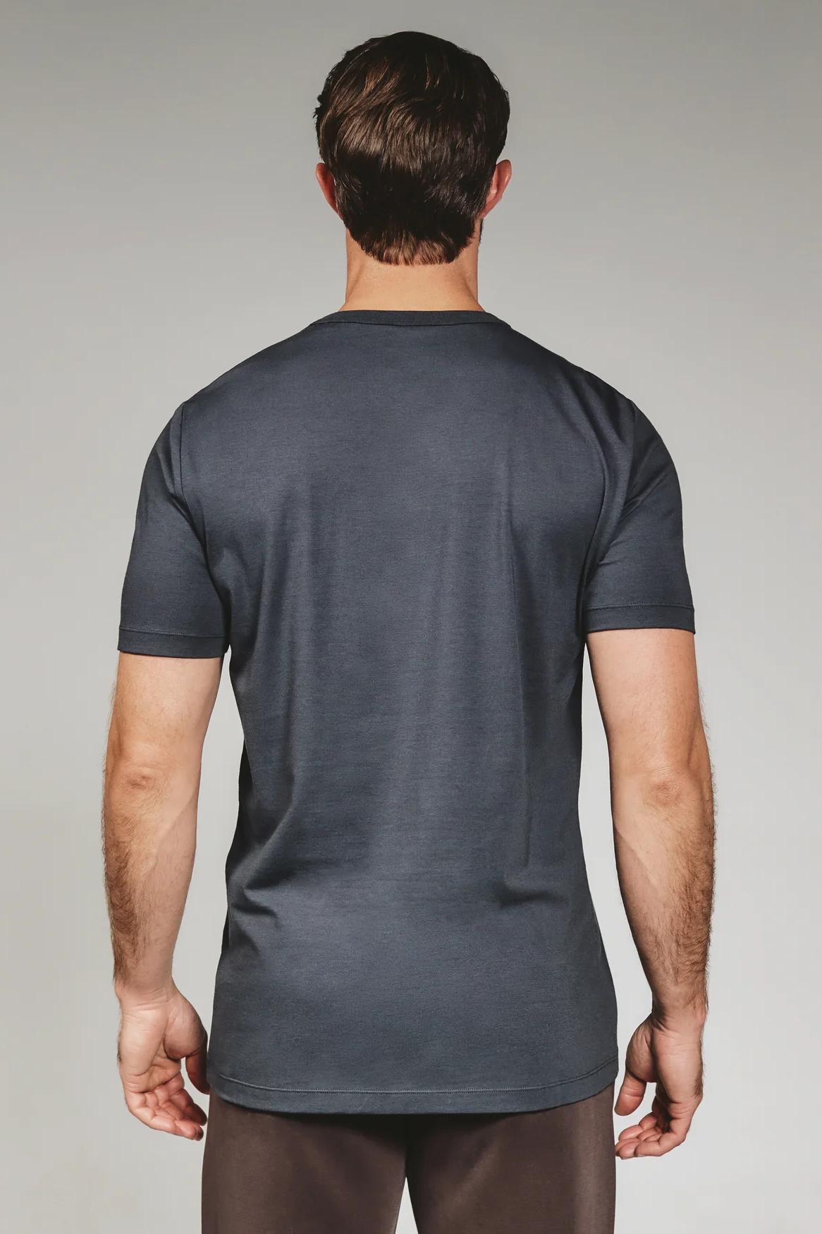 Modal Crew Neck Tee- Charcoal Product Image