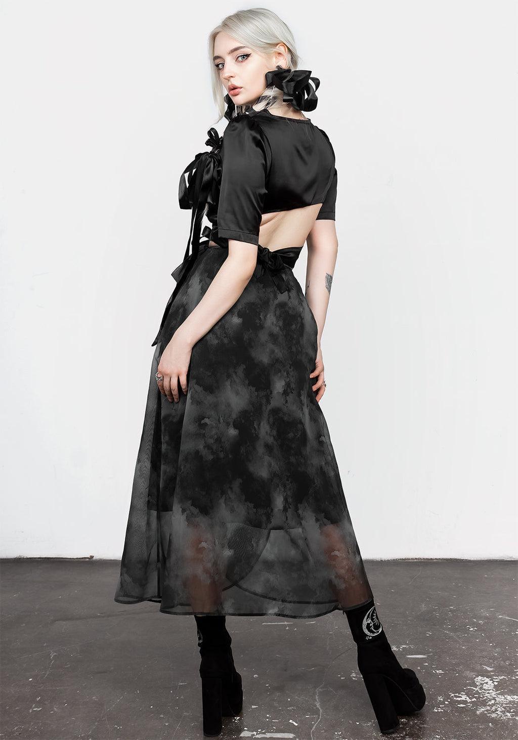 Tempest Tie Waist Midaxi Skirt Product Image