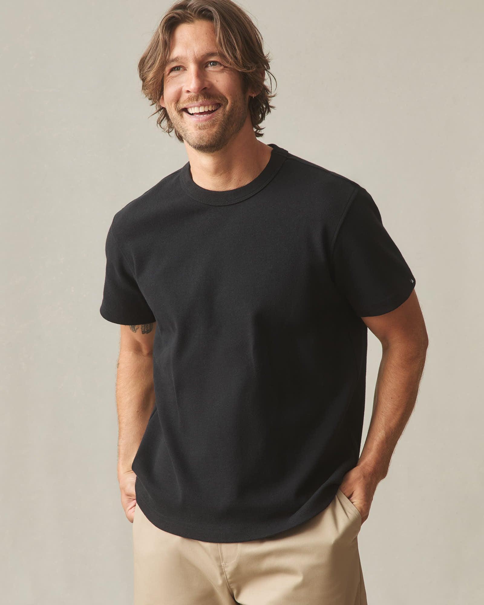 Men's Rib Tee - Black Product Image