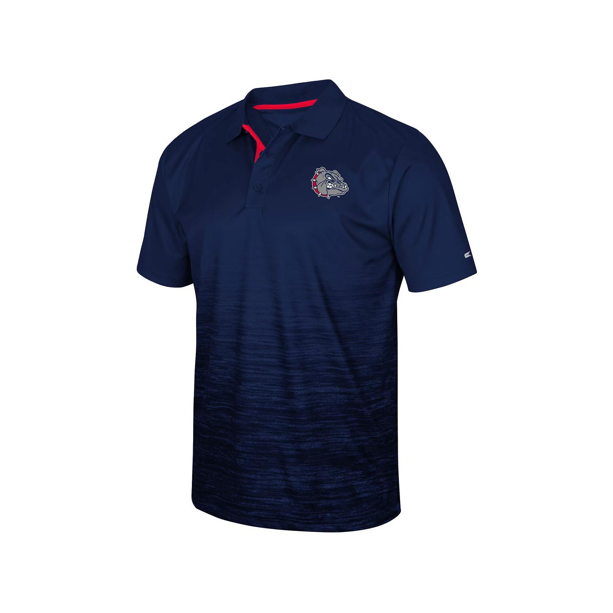 Men's Colosseum Navy Gonzaga Bulldogs Marshall Polo,  Product Image