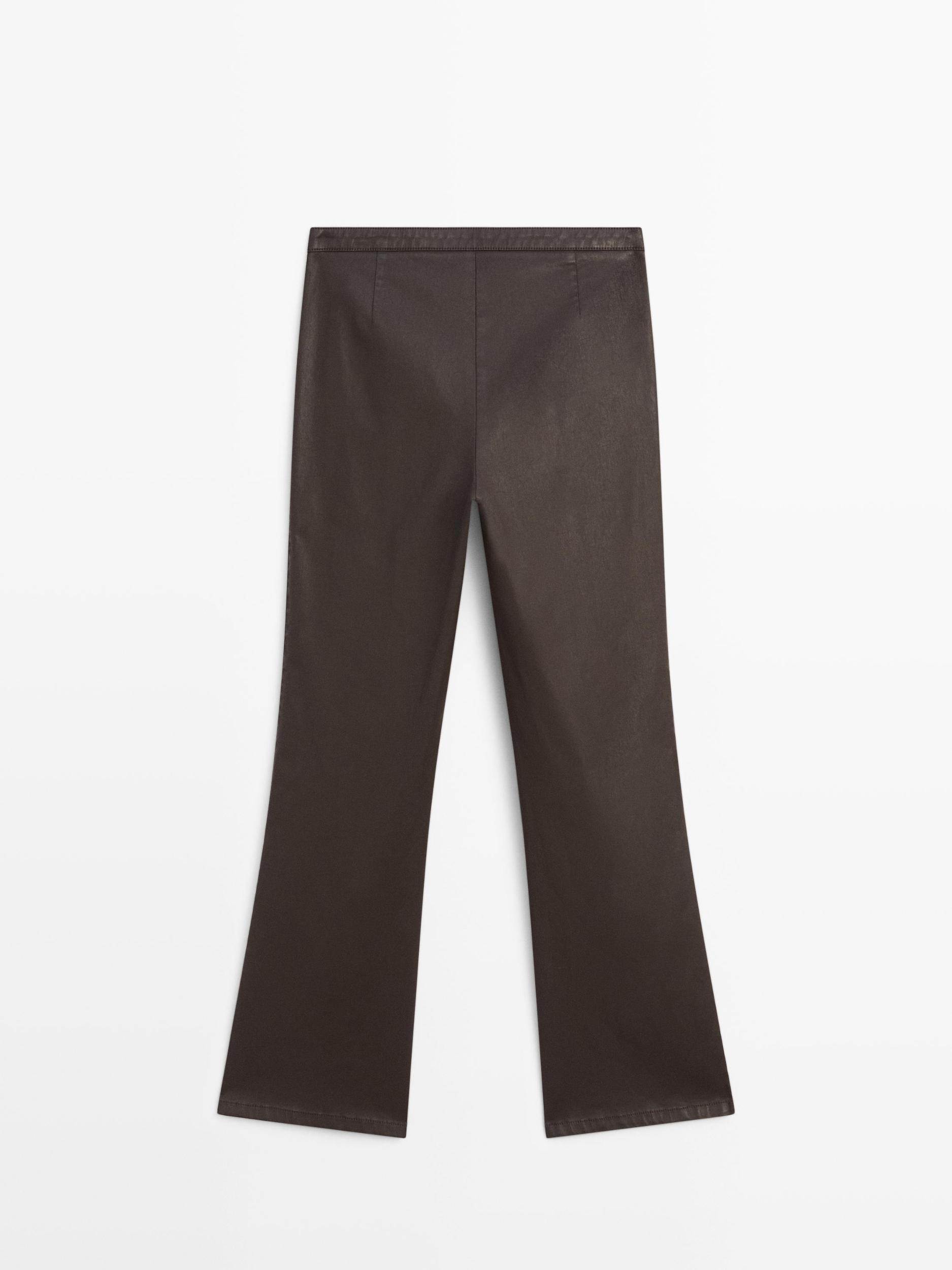 Flared cropped trousers Product Image