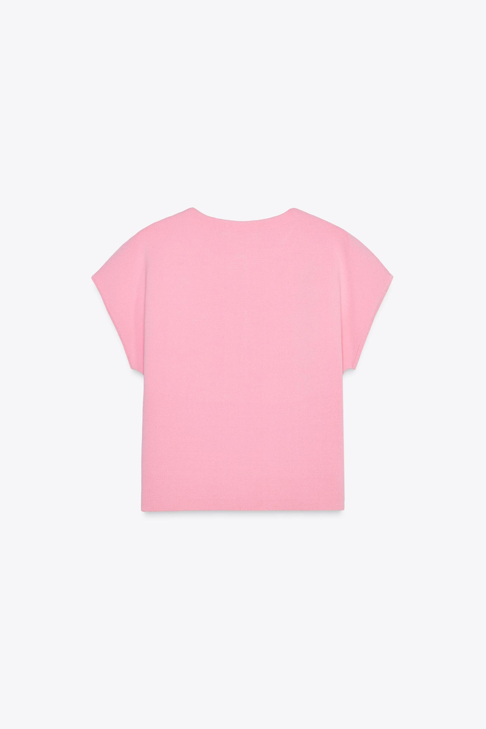 HEART BUTTON KNIT TOP Product Image