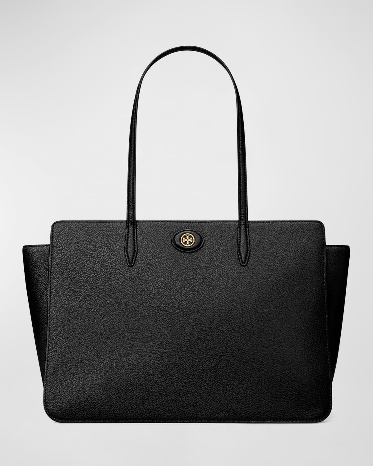 Tory Burch Robinson Pebbled Leather Medium Tote Product Image