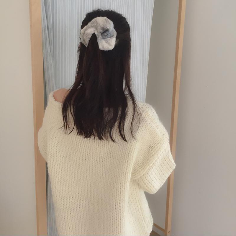 Faux Wool Scrunchie Product Image