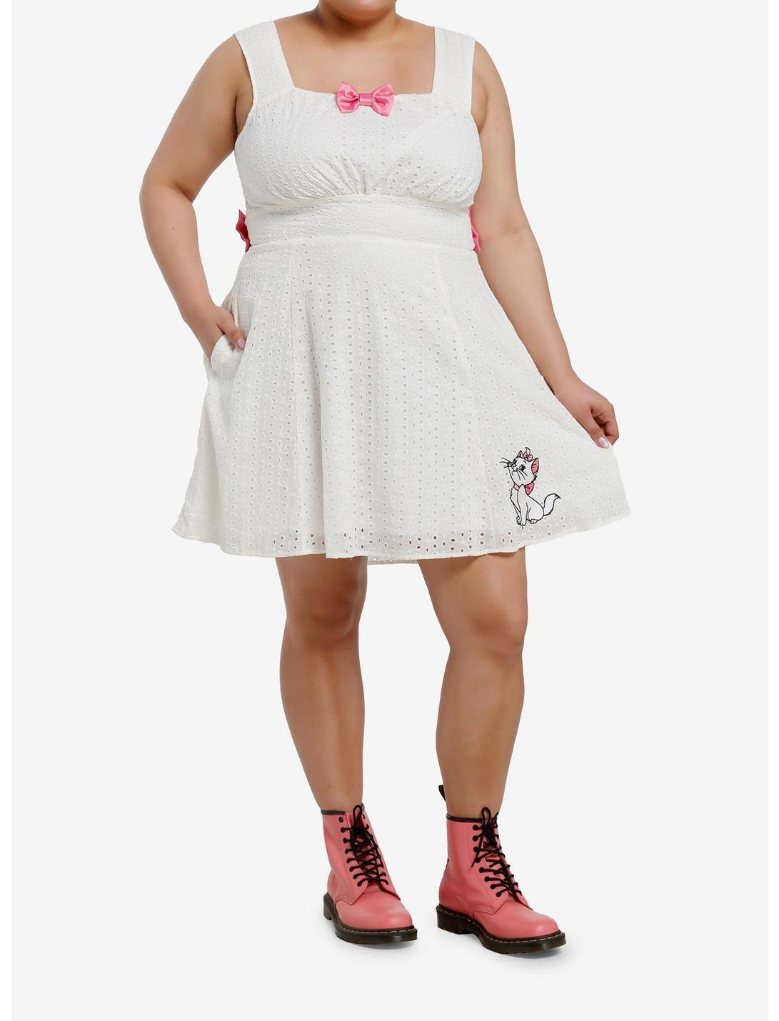 Her Universe Disney The Aristocats Marie Eyelet Lace Dress Plus Size Product Image