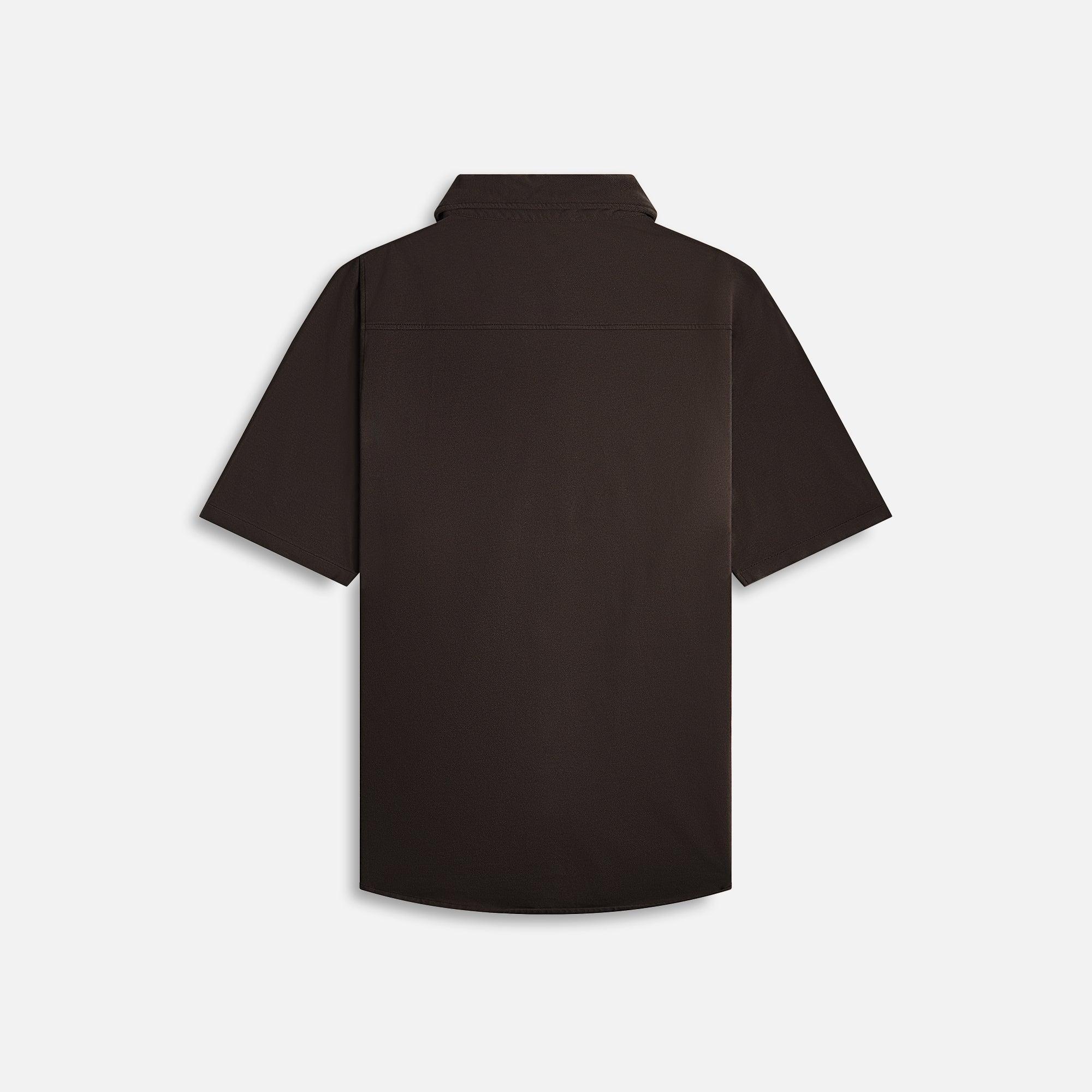 Our Legacy Analog Shirt - Deep Brown Super Mall Piquet Male Product Image