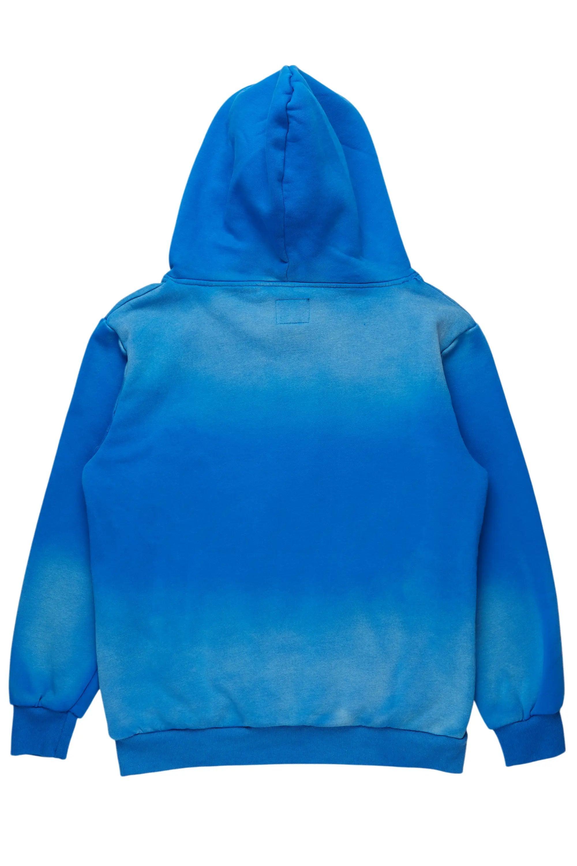 Mercy Wagon Royal Blue Oversized Hoodie Female Product Image