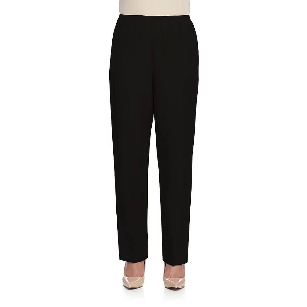 Women's Alfred Dunner Pull-On Straight-Leg Pants,  Product Image