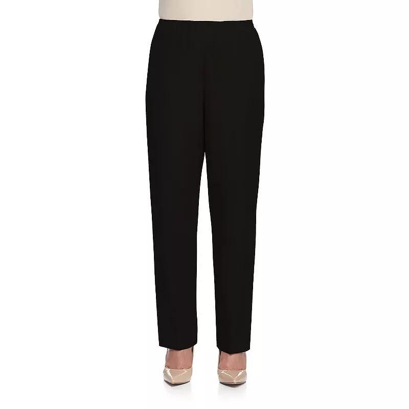 Women's Alfred Dunner Pull-On Straight-Leg Pants,  Product Image