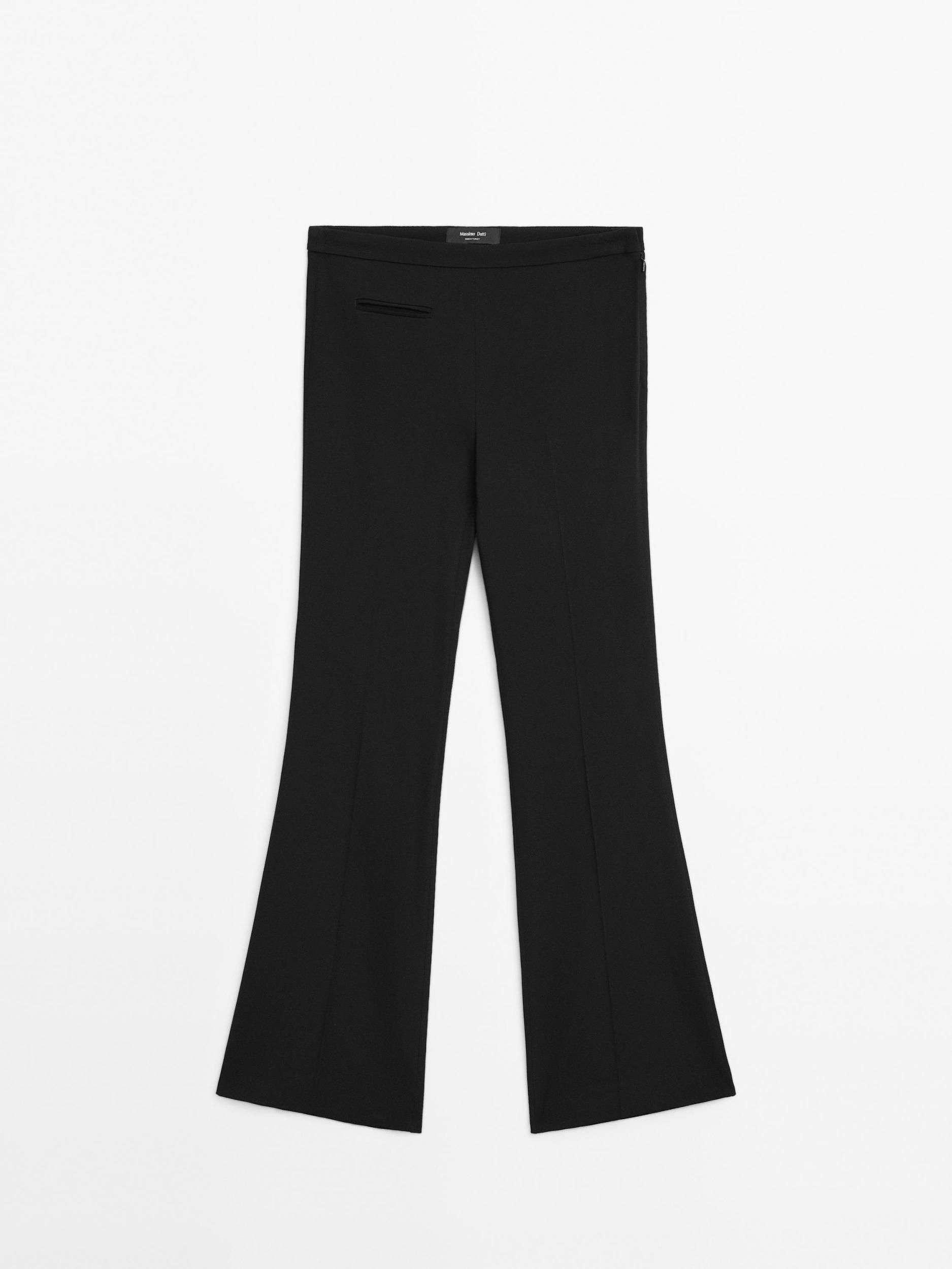 Flared trousers with pocket Product Image