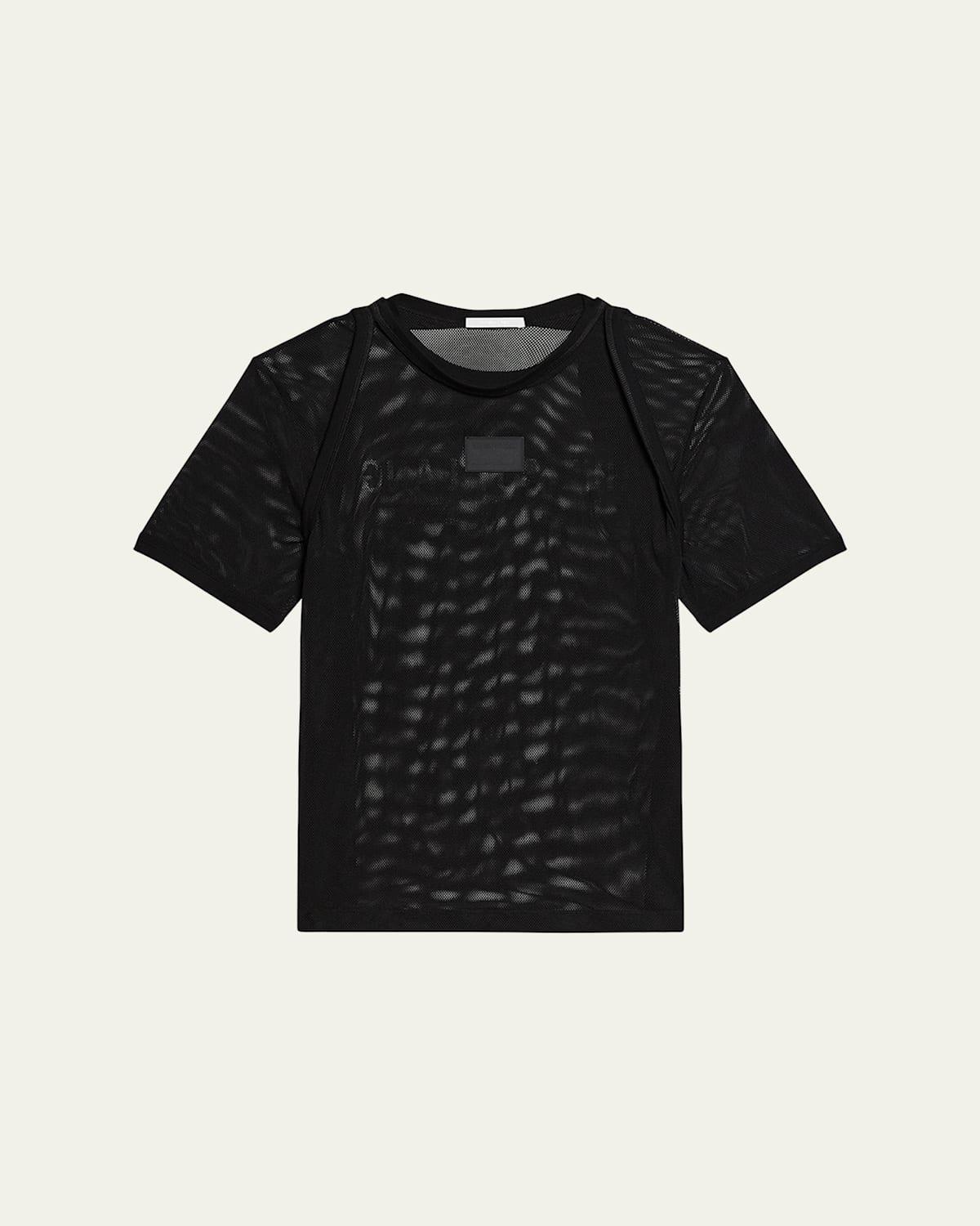 Mens Sheer Stretch Mesh T-Shirt Product Image