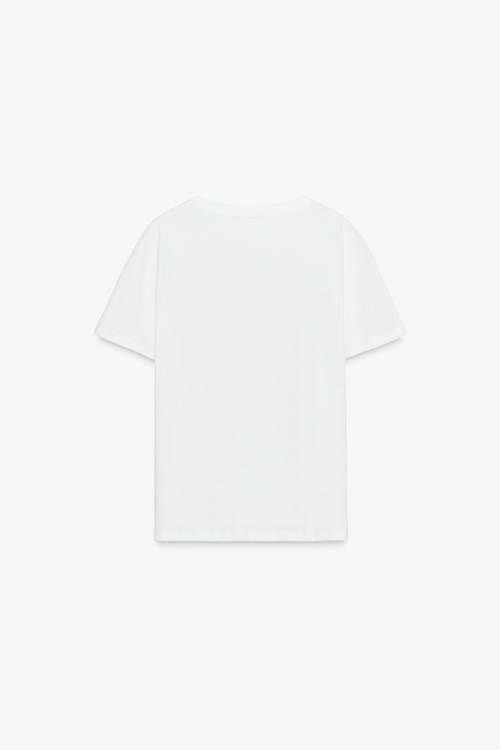 METALLIC PRINT T-SHIRT Product Image