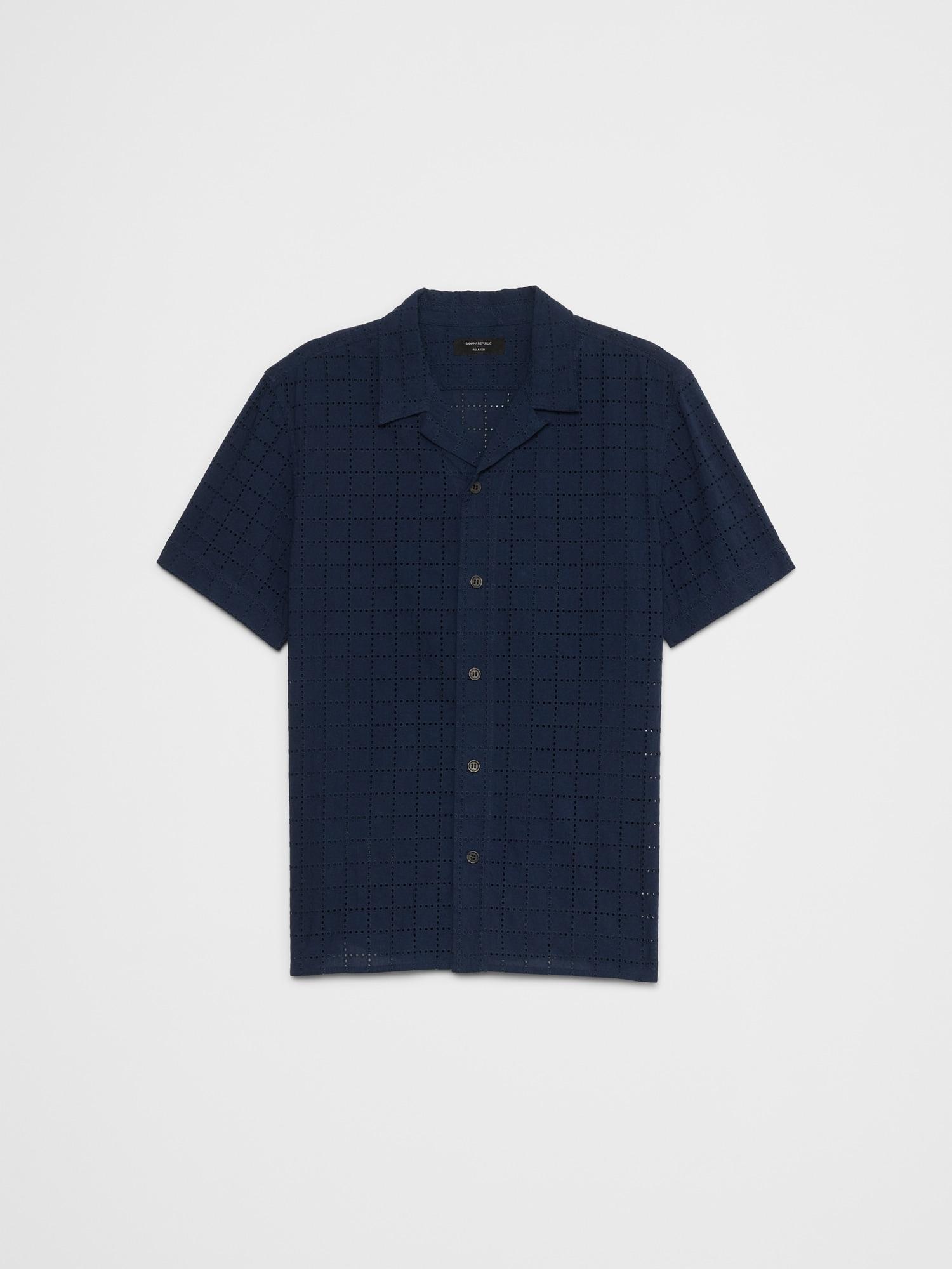 Eyelet Resort Shirt Product Image