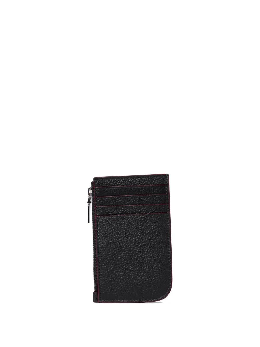 ALEXANDER MCQUEEN Leather Wallet In Black Product Image