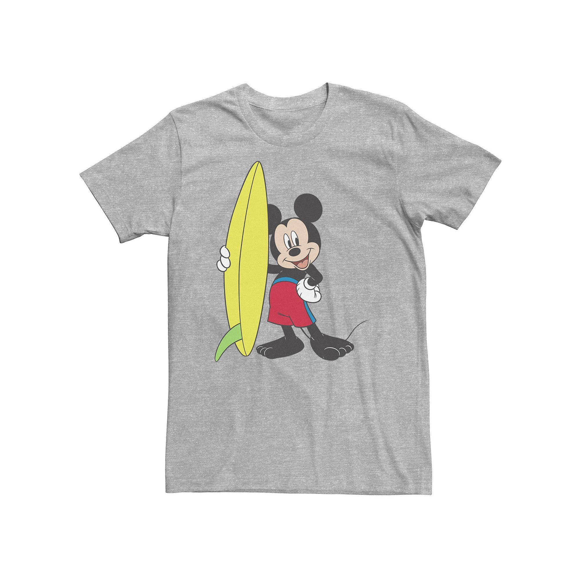 Big & Tall Disney Mickey Mouse Surfer Outfit Tee, Men's,  Product Image