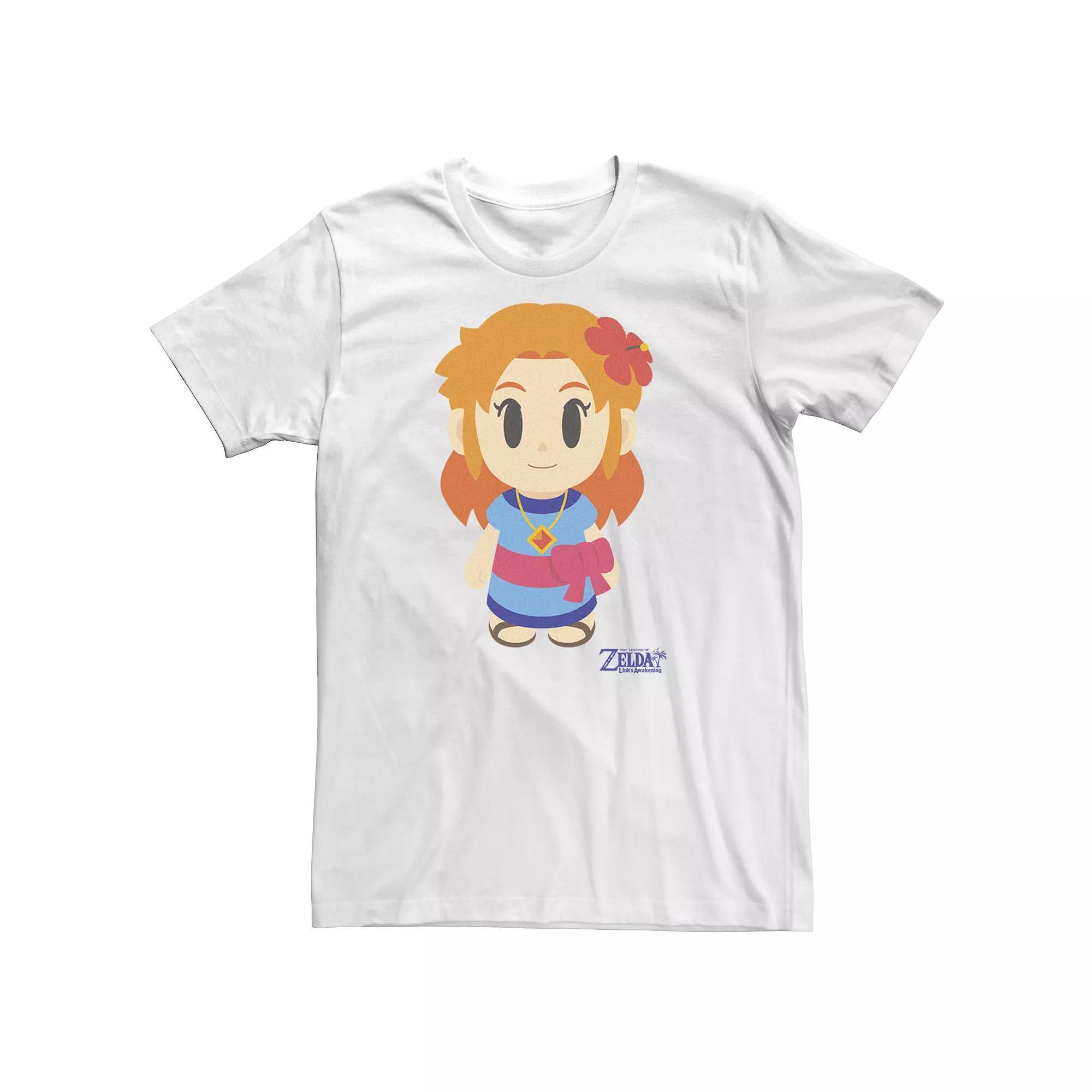 Big & Tall Nintendo The Legend Of Zelda Links Awakening Marin Avatar Style Portrait Tee, Men's, Size: 4XL, White Product Image