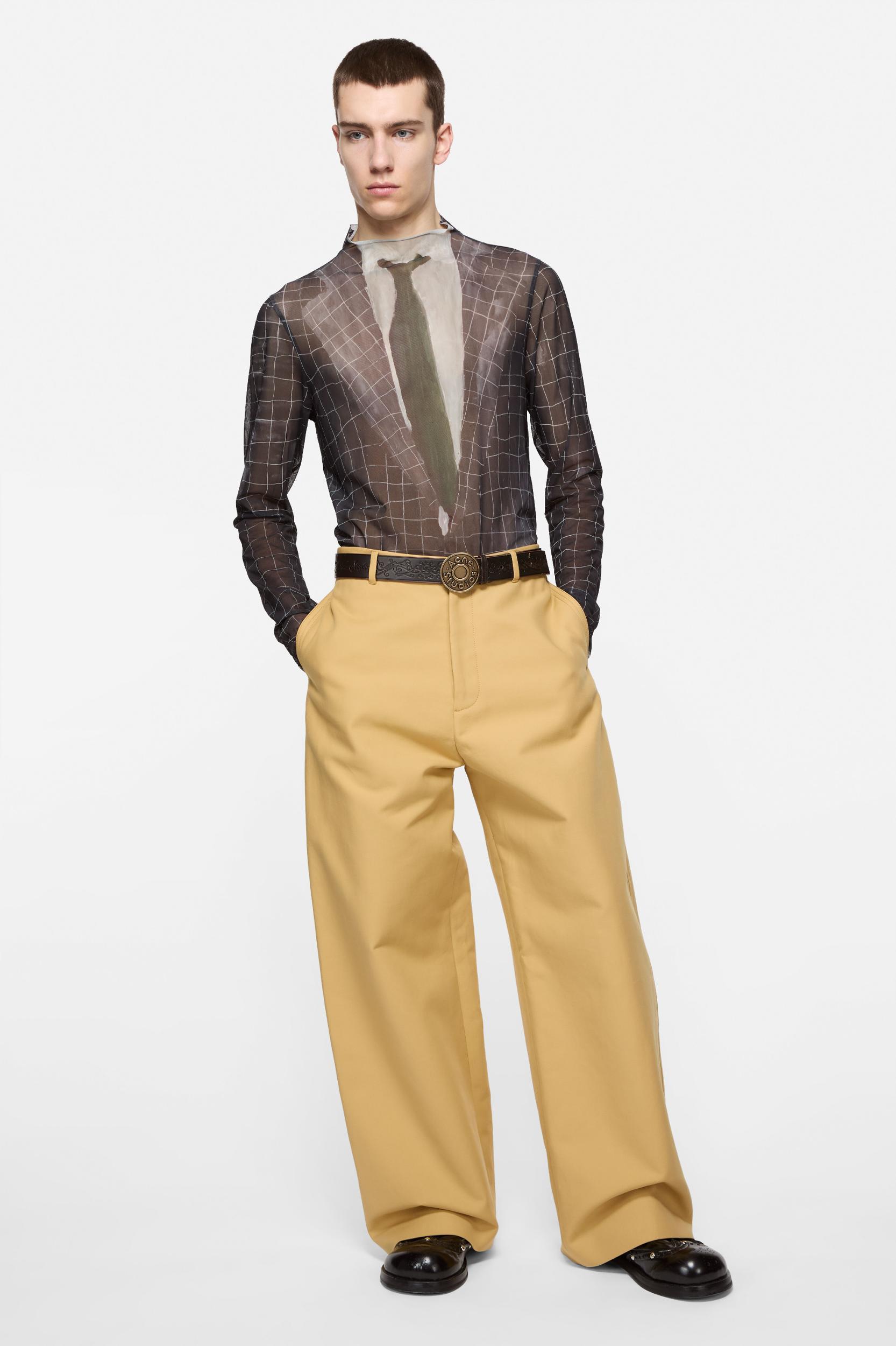 Mesh print t-shirt Product Image