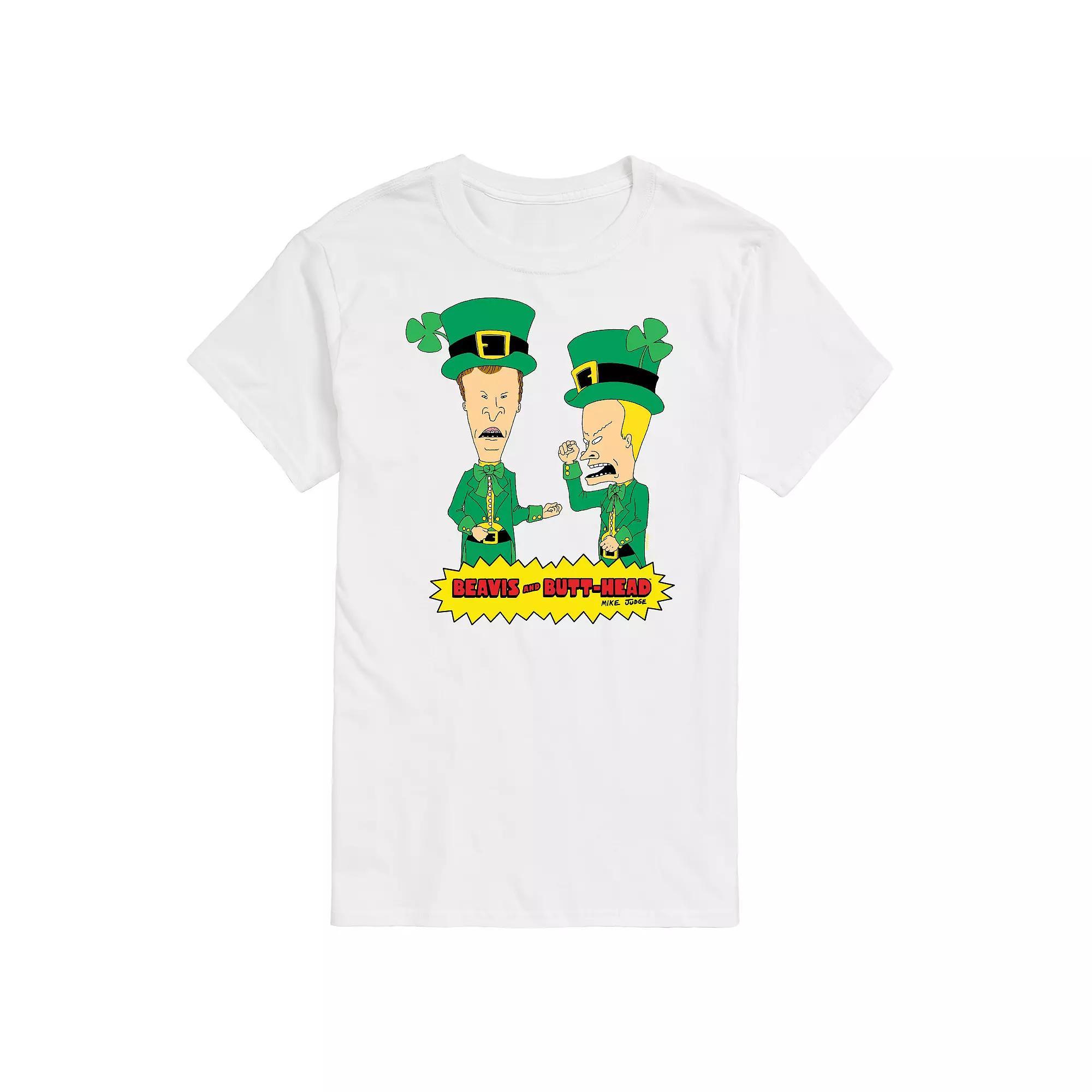 Men's Beavis And Butthead St. Patrick's Day Tee,  Product Image