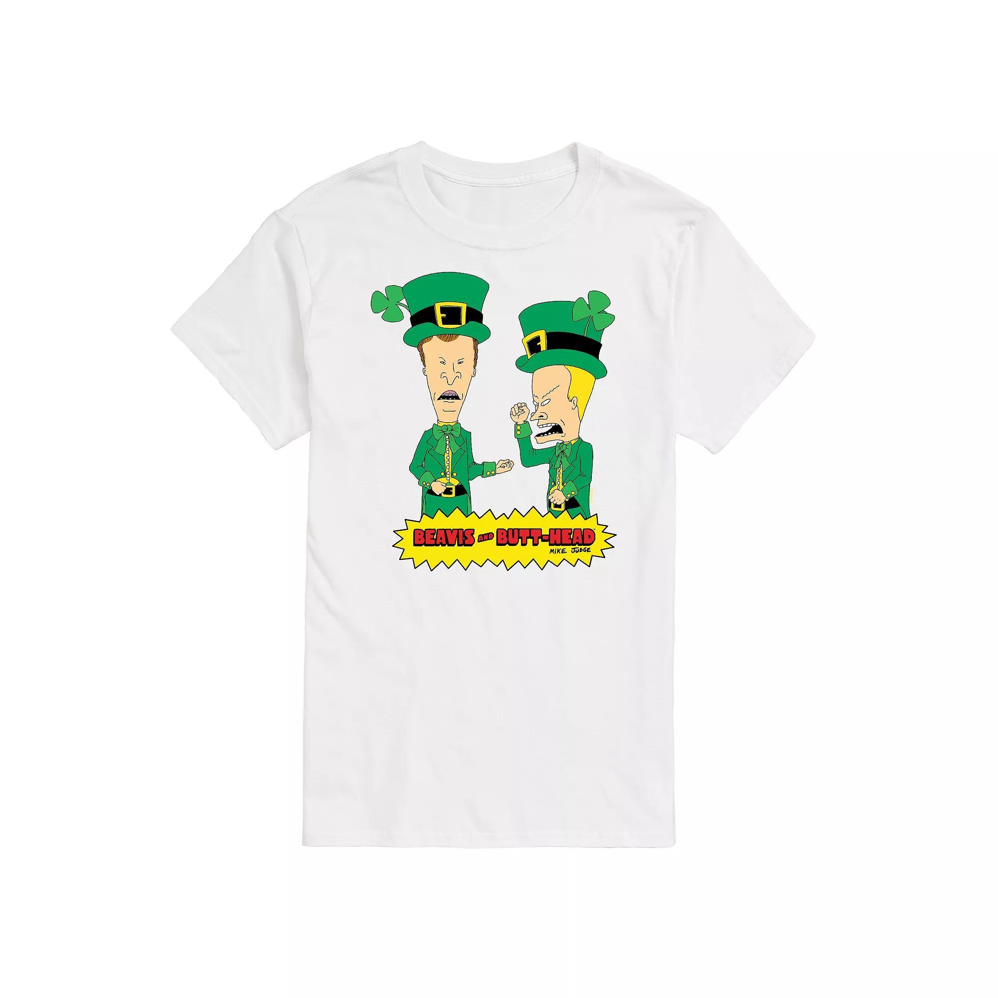 Men's Beavis And Butthead St. Patrick's Day Tee,  Product Image