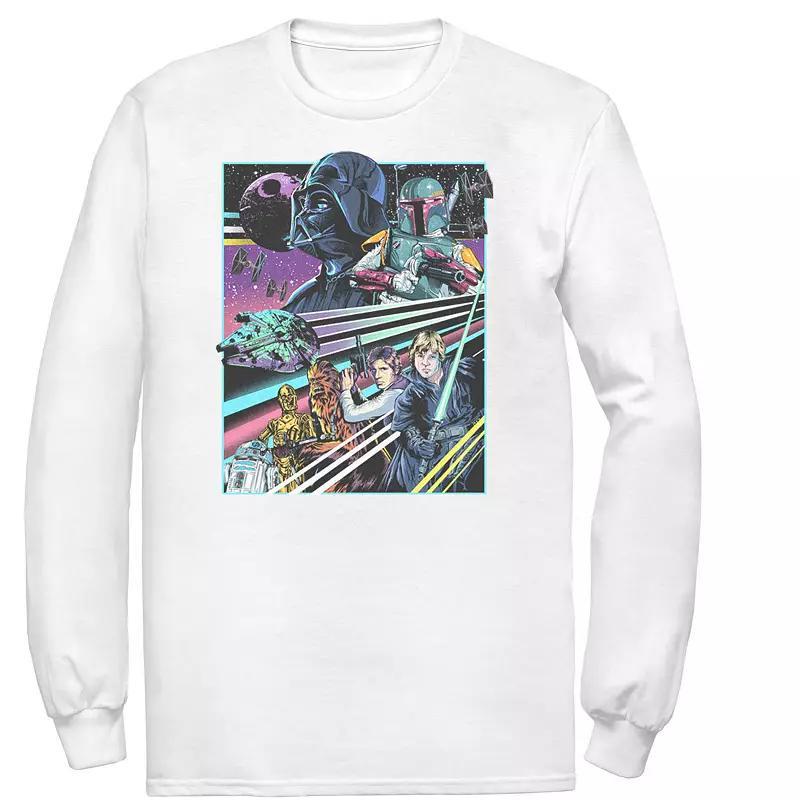 Men's Star Wars Neon Rebel Alliance Poster Tee,  Product Image