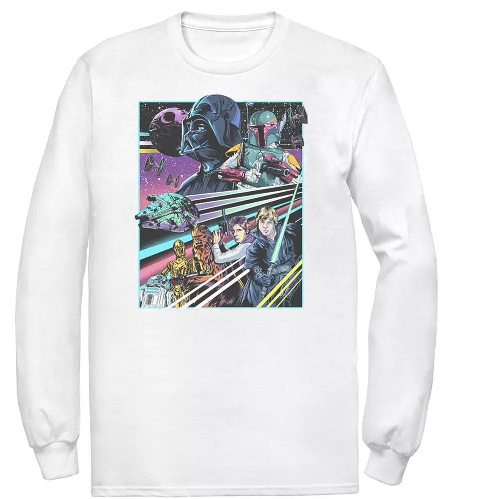 Men's Star Wars Neon Rebel Alliance Poster Tee,  Product Image