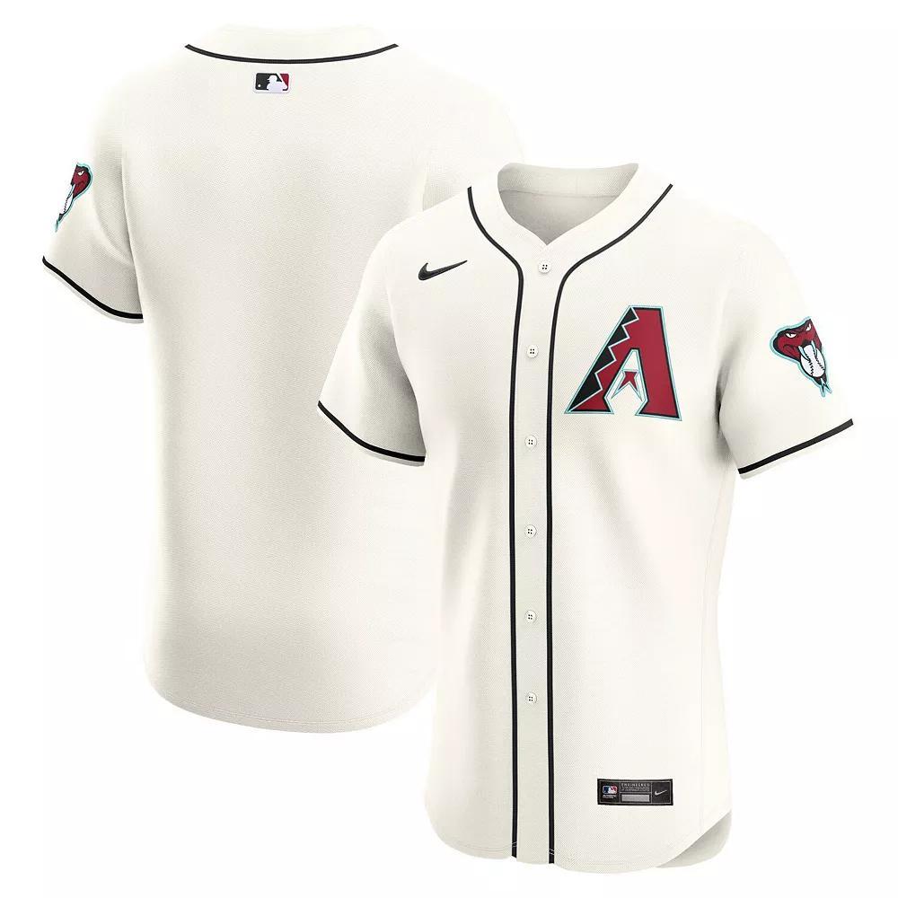 Men's Nike White Arizona Diamondbacks Home Elite Patch Jersey, Size: 48 Product Image