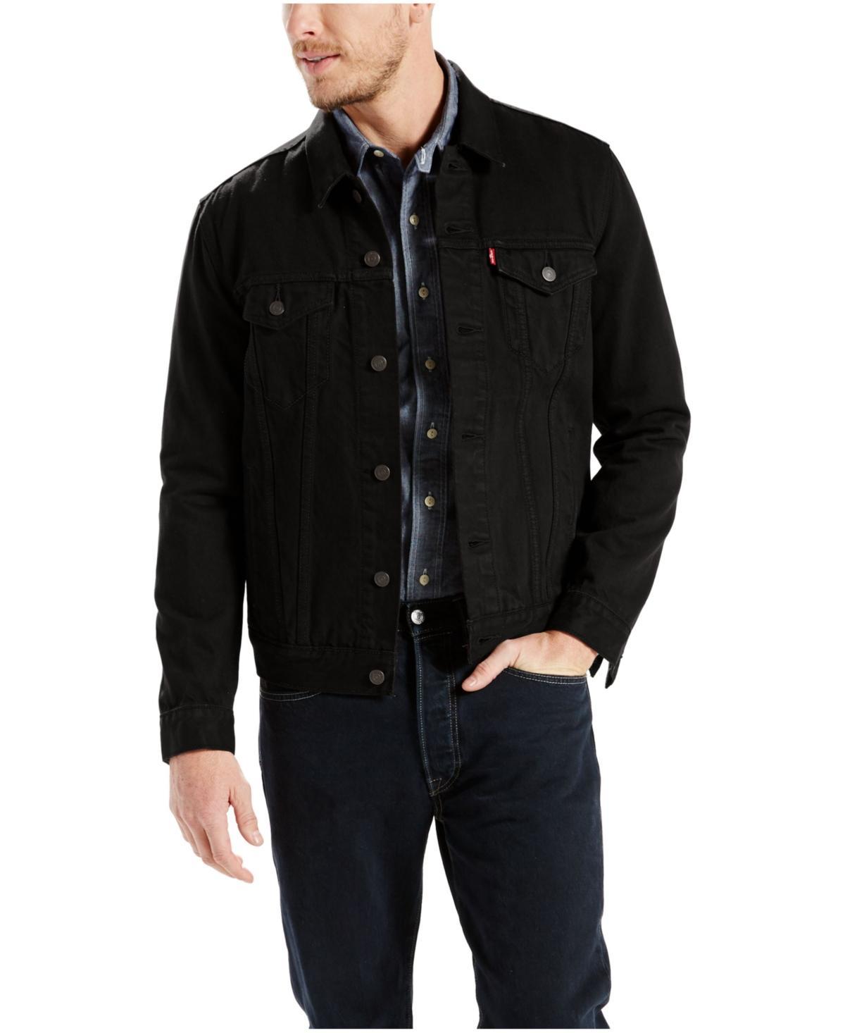 Men's Levi's® Trucker Denim Jacket, Size: XL, Black Product Image