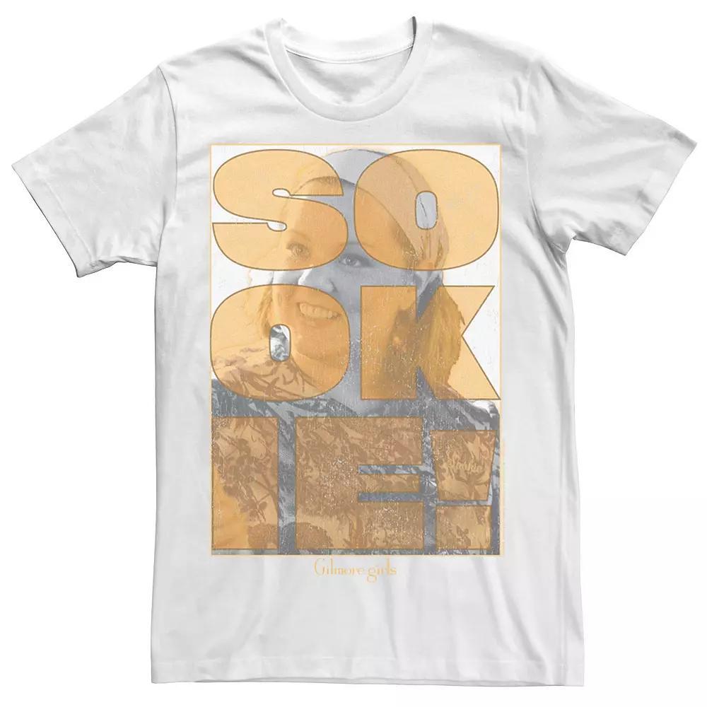 Men's Gilmore Girls Sookie Text Overlay Tee, Size: 3XL, White Product Image