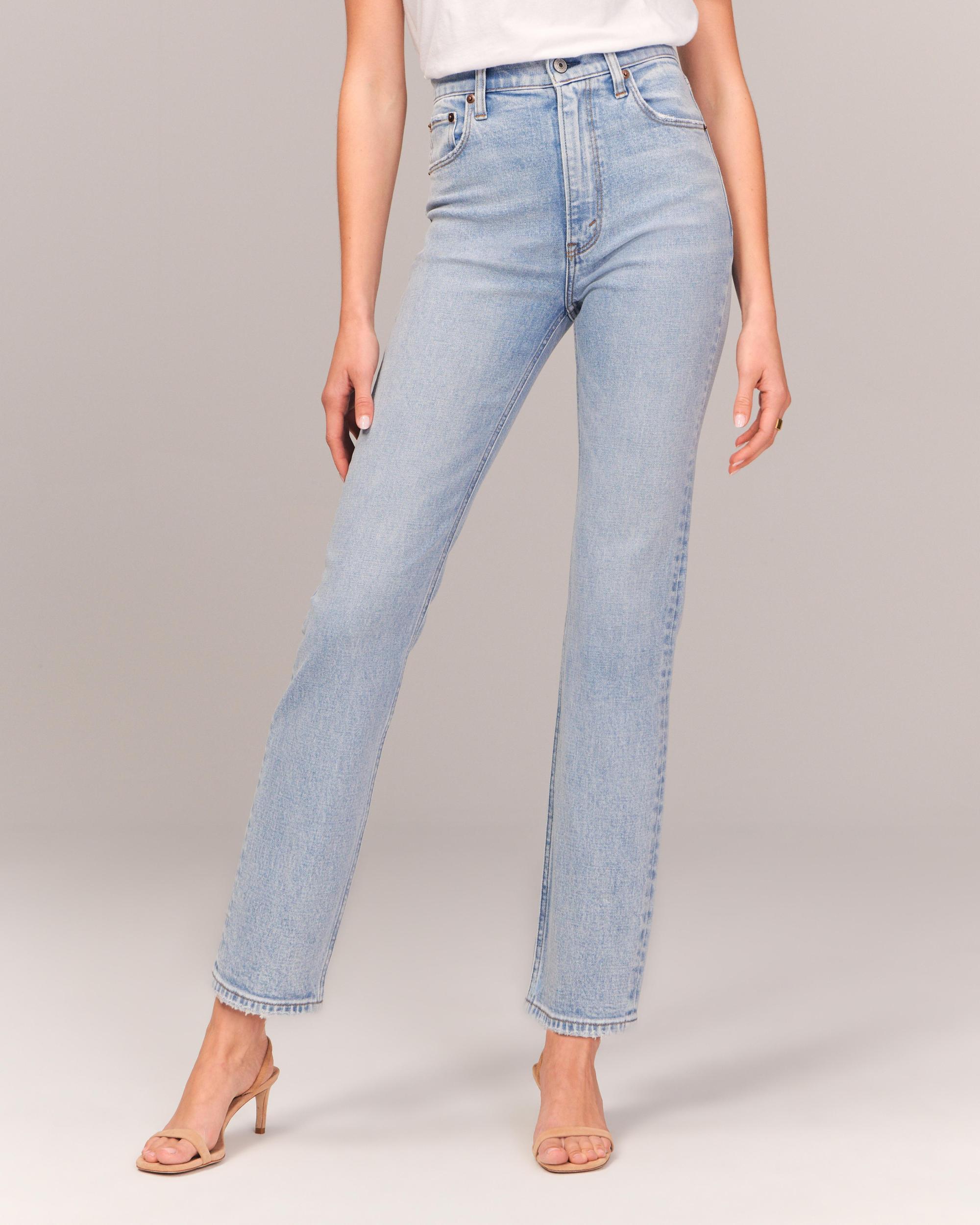 Ultra High Rise Ankle Straight Jean Product Image