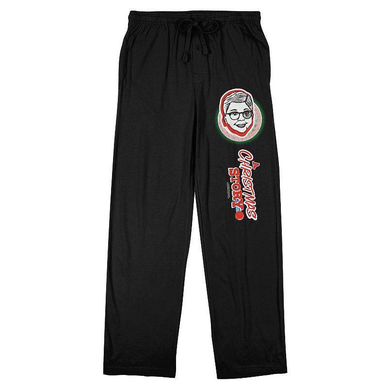 Men's A Christmas Story "You'll Shoot Your Eye Out!" Sleep Pants, Size: XL, Black Product Image